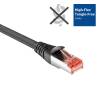 ACT CAT6A U-FTP Patch Cable 3m Black FB5003