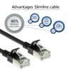 ACT CAT6A U-FTP Patch Cable 7m Black DC7907