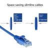 ACT CAT6A U-UTP Patch Cable 0,5m Blue DC9600