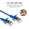 ACT CAT6A U-FTP Patch Cable 1m Blue DC7601