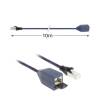ACT CAT6A S-FTP Patch Cable 10m Blue FB1510