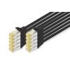 Digitus CAT6A S-FTP Patch Cable 0,5m Black (10db) DK-1644-A-005-BL-10