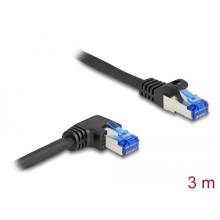 DeLock CAT6A S-FTP Patch Cable 3m Black 80224 DeLock CAT6A S-FTP Patch Cable 3m Black 80224