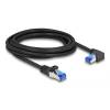 DeLock CAT6A S-FTP Patch Cable 3m Black 80224