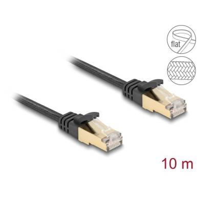 DeLock CAT6A U-FTP Patch Cable 10m Black 80330 DeLock CAT6A U-FTP Patch Cable 10m Black 80330