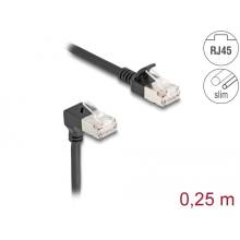 DeLock CAT6A S-FTP Patch cable 0,25m Black 80303 DeLock CAT6A S-FTP Patch cable 0,25m Black 80303