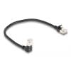 DeLock CAT6A S-FTP Patch cable 0,25m Black 80303
