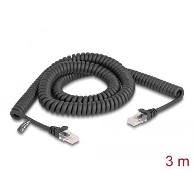 DeLock CAT5e U-UTP Patch cable 3m Black 87994 DeLock CAT5e U-UTP Patch cable 3m Black 87994