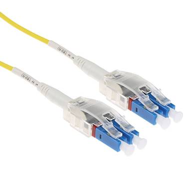 ACT Singlemode 9/125 OS2 Polarity Twist fiber cable with LC connectors 10m Yellow RL8210