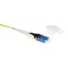 ACT Singlemode 9/125 OS2 Polarity Twist fiber cable with LC connectors 15m Yellow RL8215