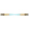 ACT Multimode 50/125 OM3 duplex armored fiber cable with LC connectors 2m Blue RL3402