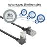 ACT CAT6A U-UTP Patch Cable 0,25m Black DC4952