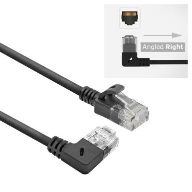 ACT CAT6A U-UTP Patch Cable 1m Black DC2901 ACT CAT6A U-UTP Patch Cable 1m Black DC2901