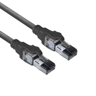 ACT CAT6A S-FTP Patch Cable 5m Black FB4905 ACT CAT6A S-FTP Patch Cable 5m Black FB4905
