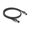 ACT CAT6A S-FTP Patch Cable 5m Black FB4905