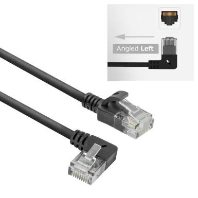 ACT CAT6A U-UTP Patch Cable 5m Black DC1905 ACT CAT6A U-UTP Patch Cable 5m Black DC1905