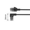 ACT CAT6A U-UTP Patch Cable 5m Black DC2905