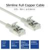 ACT CAT6A U-FTP Patch Cable 0,25m Grey DC7052