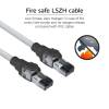 ACT CAT6A S-FTP Patch Cable 5m Grey FB4005