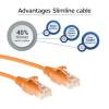 ACT CAT6 U-UTP Patch Cable 5m Orange DC9105