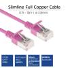 ACT CAT6A U-FTP Patch Cable 0,5m Pink DC7400
