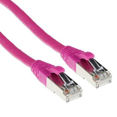 ACT CAT6A S-FTP Patch Cable 1m Pink FB8801