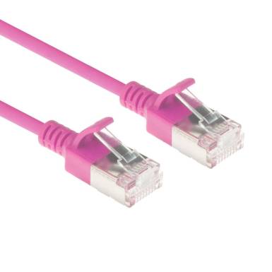 ACT CAT6A U-FTP Patch Cable 1,5m Pink DC7451