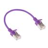 ACT CAT6A U-FTP Patch Cable 0,5m Purple DC7300