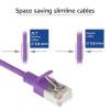 ACT CAT6A U-FTP Patch Cable 5m Purple DC7305