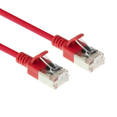 ACT CAT6A U-FTP Patch Cable 1m Red DC7501