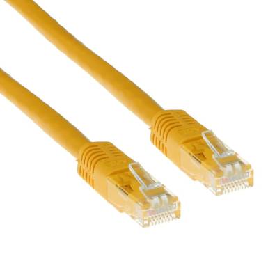 ACT CAT6 U-UTP Patch Cable 5m Yellow IB9805 ACT CAT6 U-UTP Patch Cable 5m Yellow IB9805