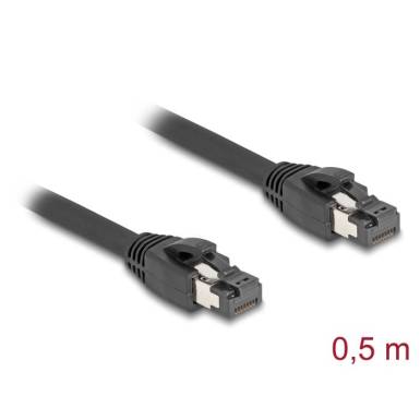DeLock CAT8.1 S-FTP Patch Cable 0,5m Black 80232 DeLock CAT8.1 S-FTP Patch Cable 0,5m Black 80232