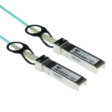 ACT SFP+ - SFP+ Active AOC Twinax Cable coded for Cisco (SFP-10G-AOC50M) 50m TR0414 ACT SFP+ - SFP+ Active AOC Twinax Cable coded for Cisco (SFP-10G-AOC50M) 50m TR0414
