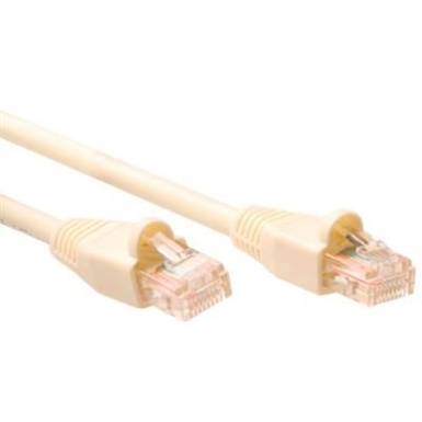 ACT CAT5e U-UTP Patch Cable 1m Ivory IB6501