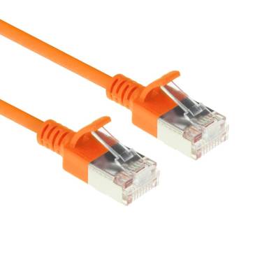 ACT CAT6A U-FTP Patch Cable 1m Orange DC7101