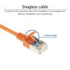 ACT CAT6A U-FTP Patch Cable 1m Orange DC7101