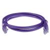ACT CAT5e U-UTP Patch Cable 1m Purple IB4701