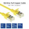 ACT CAT6A U-FTP Patch Cable 1,5m Yellow DC7851