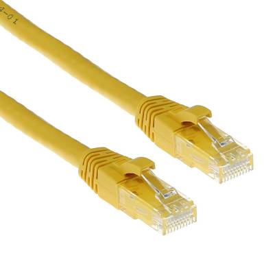 ACT CAT6A U-UTP Patch Cable 1,5m Yellow IB2851 ACT CAT6A U-UTP Patch Cable 1,5m Yellow IB2851