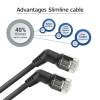 ACT CAT6A U-FTP Patch Cable 10m Black DD1910