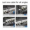 ACT CAT6A U-FTP Patch Cable 2m Black DD1902