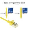 ACT CAT6A U-FTP Patch Cable 5m Yellow DC7805