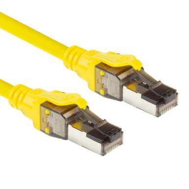 ACT CAT8 S-FTP Patch Cable 5m Yellow FB8005 ACT CAT8 S-FTP Patch Cable 5m Yellow FB8005
