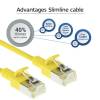 ACT CAT6A U-FTP Patch Cable 7m Yellow DC7807
