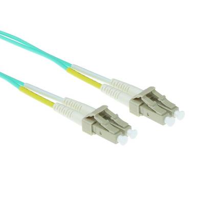 ACT LSZH Multimode 50/125 OM3 fiber patch cable duplex with LC connectors 22m Blue RL9622 ACT LSZH Multimode 50/125 OM3 fiber patch cable duplex with LC connectors 22m Blue RL9622