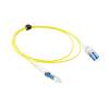 ACT Singlemode 9/125 OS2 Polarity Twist uniboot duplex fiber patch cable with CS LC connectors 2m Yellow RL1102