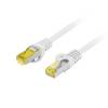 Lanberg CAT.6a S/FTP Patch Cable 1,5m Grey PCF6A-10CU-0150-S