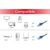 EQuip CAT6 U-UTP Patch Cable 0,15m Blue 625472
