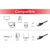 EQuip CAT6 U-UTP Patch Cable 0,15m Black 625474