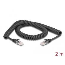 DeLock CAT5e U-UTP Patch cable 2m Black 87993 DeLock CAT5e U-UTP Patch cable 2m Black 87993